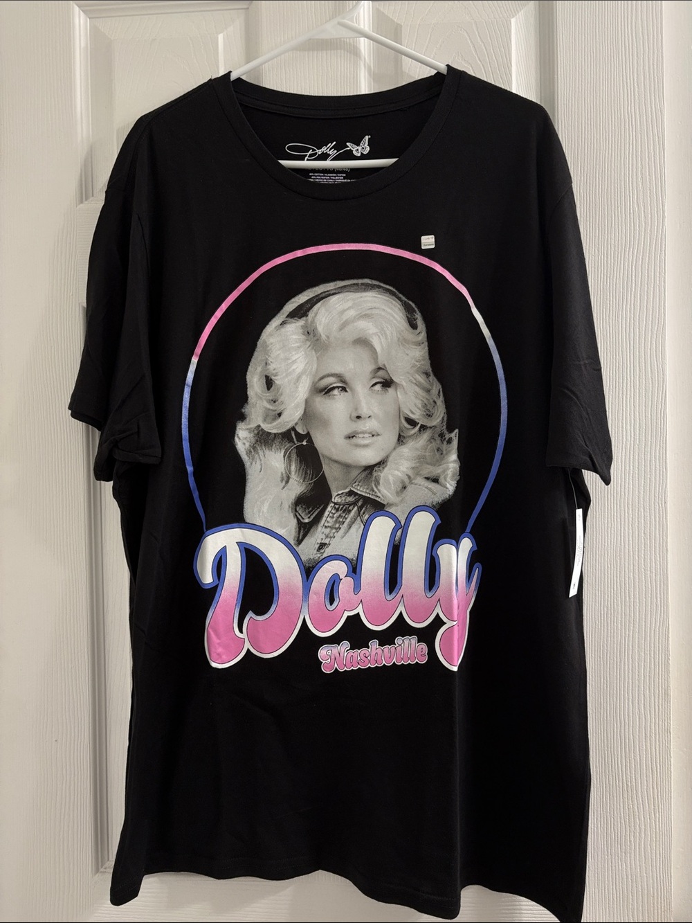 Dolly Parton Nashville Black Tee Shirt XL NWT